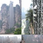 <b>절벽</b>에 만들어진 326m 엘리베이터