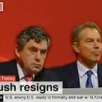 "부시 사임"…12초 간 방송사고