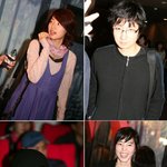 <우아한 세계> 시사회에 <b>참석</b>한 박해일,김민선 등