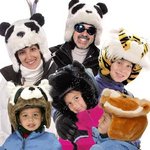 어린이 스키어들을 위한 재미있는 동물 <b>헬멧</b> 커버