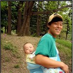 포대기로 애기 업고 마실나온 '<b>원투</b>'송호범ㅋㅋ