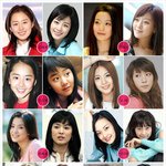 여자연예인 앞머리 있을 <b>때</b>와 없을<b>때</b> <b>사진</b>비교^^