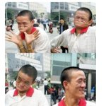 얼굴이 한순간에 <b>반쪽</b>이 되는 사람!! 합성아님!!