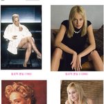 <b>샤론</b> 스톤 35살때 vs 49살때의 원초적본능