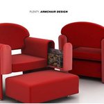 잡지 <b>수납</b>공간이 있는 암체어