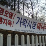 "가락시장 떠나라!" ??