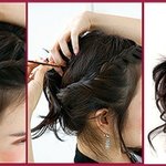 실핀으로 시원하고 예쁘게 꾸미는 헤어스타일링