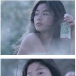 전지현 <b>숲속</b>의 새 cf <b>속</b> 아찔한 그네 각선미 노출