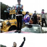 촬영중인 빅뱅, 지드래곤의 <b>왜소</b>한 몸이 돋보여