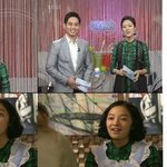 그린체크 셔츠가 시크한 황보라와 고민정 아나운서