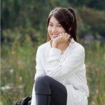 이지아 인터뷰사진, 이빨만 하얗게 반짝반짝 빛나네~