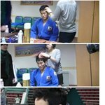 라면 <b>cf</b>찍는 유도선수 최민호, 완전 애기같은 기염포스 ㅋ