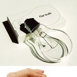 <b>발상</b>의 전환! 납작한 전구 등장!