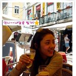 여행 간 손담비 <b>맥주</b>마시고, 얼굴이 빨개졌네용~