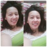 요즘 활동 없어 딩굴거리는 박채경, 쌩<b>얼</b>이 어색해;;