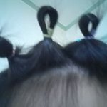 동생간지나는머리해줬어요-사진有