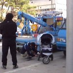 요즘 애니카에서는 유모차도 고쳐줍니까?   - 사진有