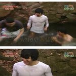근육보여준 승기! 뒤에서 <b>안아</b>버리고 싶어