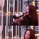 <b>와인</b>을 병째로 들이키는 럭셔리 최여진