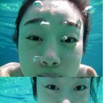 최여진 수중 셀카! 주근깨박힌 <b>쌩얼</b>~ 너무 과감해