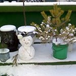 내가만든 눈사람~근데 잠시후에 돌아와보니...(사진有)