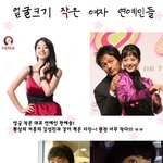 얼굴<b>크기</b> 작은 여자 연예인들