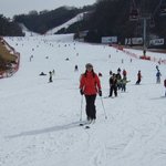 남자친구랑 스키장에서.....