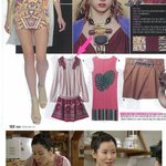 슈어에 실린 이태란의 핑크 에스닉원피스