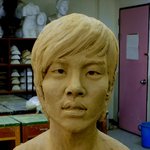 [사진有]흙으로 연예인만들었어요