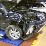 [사진有] 브레이크결함으로 만신창이가 된 내차..