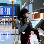 중국여행간~ 심은진 잡티 하나없는 피부 !!