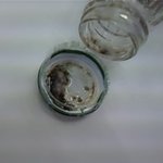 음료수에 곰팡이 덩어리가있네요..사진있음!