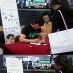 <b>서점</b>에에 온 소설가 차인표