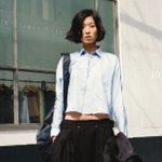 모델들 배기<b>팬츠</b> 스트릿 패션