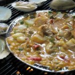 침 꼴딱꼴딱 넘어가는 모짜<b>렐라</b> 조개구이~**