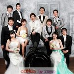 유세윤 웨딩사진에 드레스 입은 <b>강유미</b>-안영미, 헐