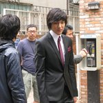 압구정에서 <b>수트</b>입고 촬영중인 이민호 직찍~기럭지 쵝오