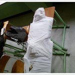 공부안하고 자는 친구 미이라로 만들어버렸어요! 사진有