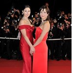 칸영화제 모니카 벨루치-소피 마르소, 여신 포스