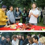 영화 촬영장 고사지내는 전지현, <b>멀리</b>서도 눈에 띄네!