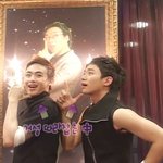 박거성 따라하는 <b>2pm</b> 닉쿤-준호, 훈훈행ㅋㅋ