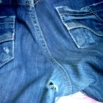 사진有 바지가터진것도모르고입고다녔어요