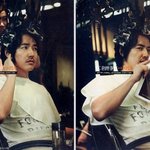 미용실에서 머리하는 <b>윤상현</b>, 이것도 잘생겨보여ㅎㅎ