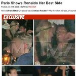 호날두-패리스 힐튼, 나이트 클럽에서 눈 맞았네