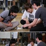 걸조 현중군과 마술 배우는 <b>민호</b>~ 둘다 반짝반짝~^^