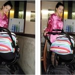 유모차 끌고 나온 김희선, <b>부티</b>가 좔좔 흐르넹