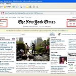 ny times 헤드라인에 서울시 뜨다 [사진 有]