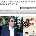 '케서방' 니콜라스 케이지, 600만불 <b>체납</b>, 가압류-_-