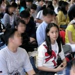 소녀시대 <b>윤아</b> 중학교 수련회 직찍, 얼굴이..