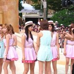 수영장에서 공연중인 소녀시대, 보기만해도 <b>시원</b>